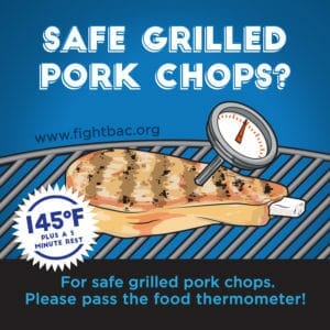 Pork Chop Grilling Graphic