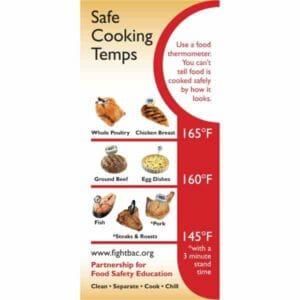 Safe Cooking Temperature Magnet