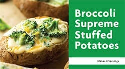 Broccoli Supreme Stuffed Potatoes Recipe