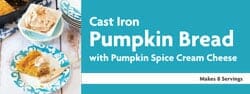 Cast Iron Pumpkin Bread Recipe
