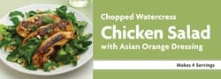 Chopped Watercress Chicken Salad Recipe