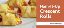 Ham It Up Crescent Rolls Recipe
