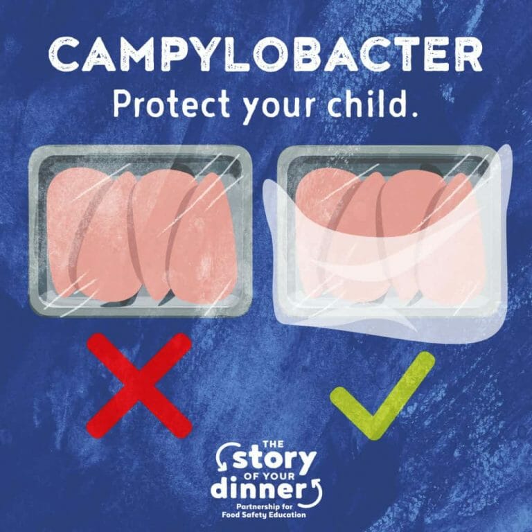 Story of Your Dinner Campylobacter social media graphic