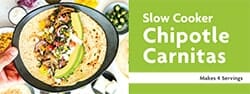Slow Cooker Chipotle Carnitas Recipe