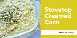 Stovetop Creamed Corn Recipe