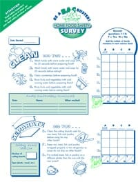 Home Food Safety Survey grades 4-8