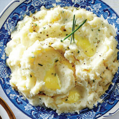 Mashed Potatoes with Goat Cheese