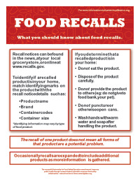 Food Recalls - Consumer Version