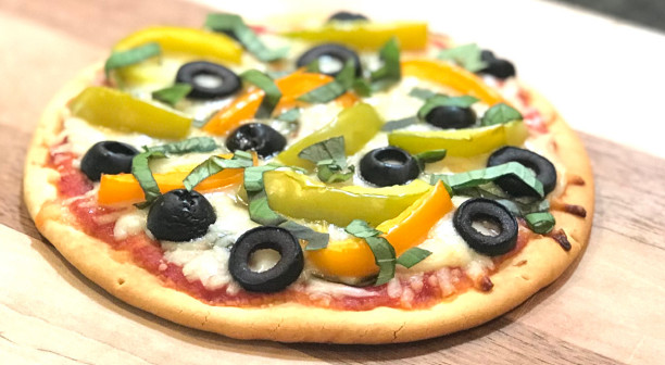Vegetable Pita Pizza