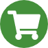 Retailers icon of a shopping cart