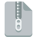 icon representing a zipped file