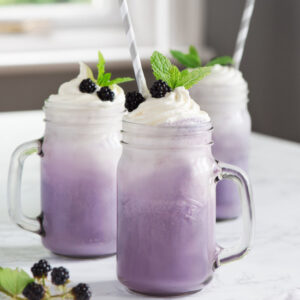 Blackberry milkshake